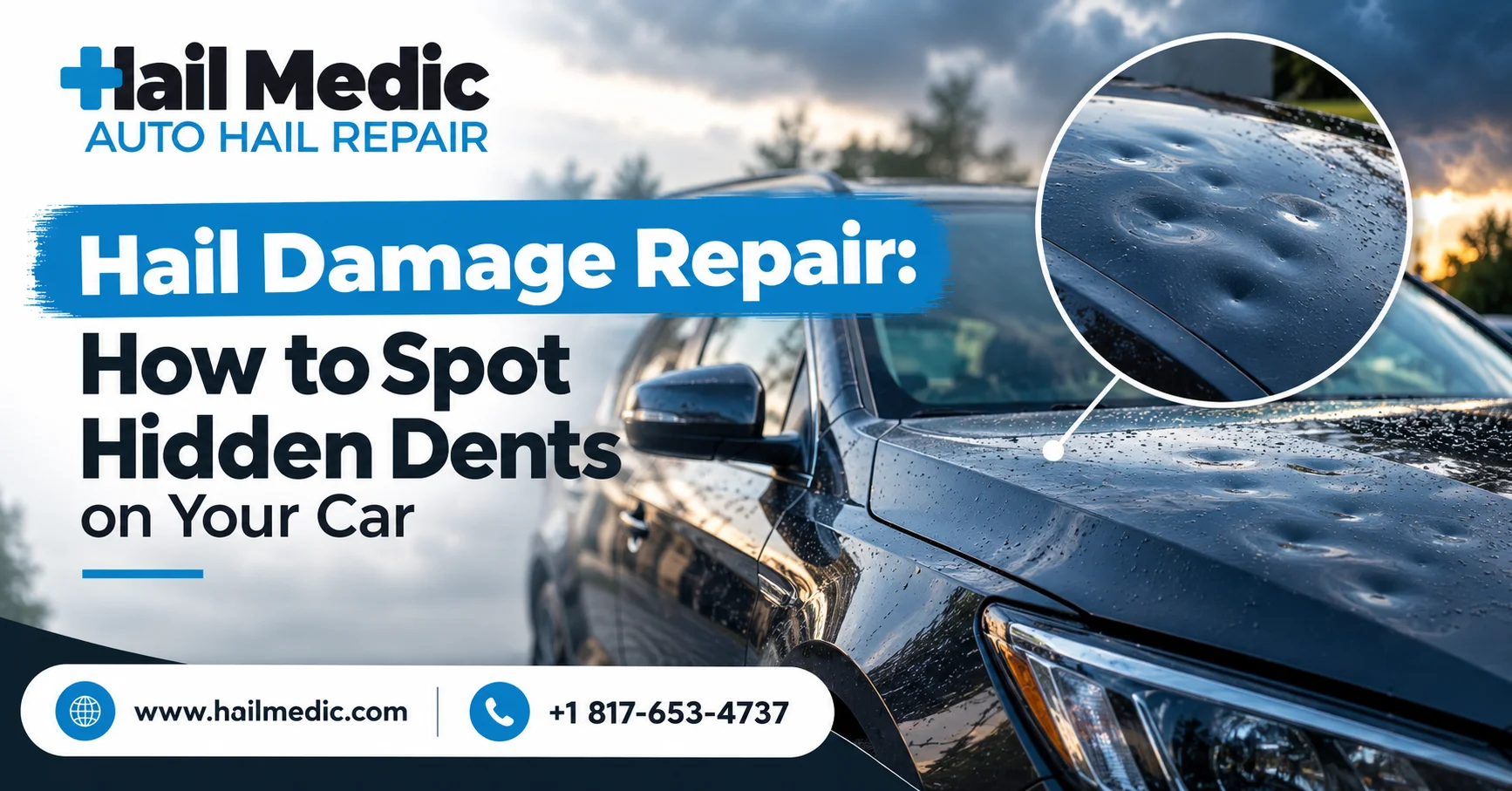 Hail Damage Repair: How to Spot Hidden Dents on Your Car
