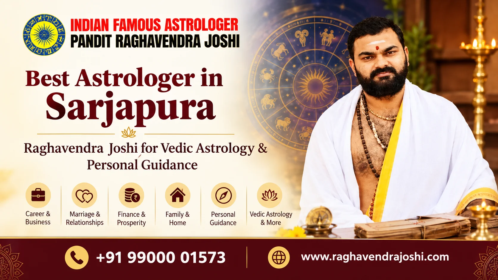 Best Astrologer in Sarjapura -  Raghavendra Joshi for Vedic Astrology & Personal Guidance