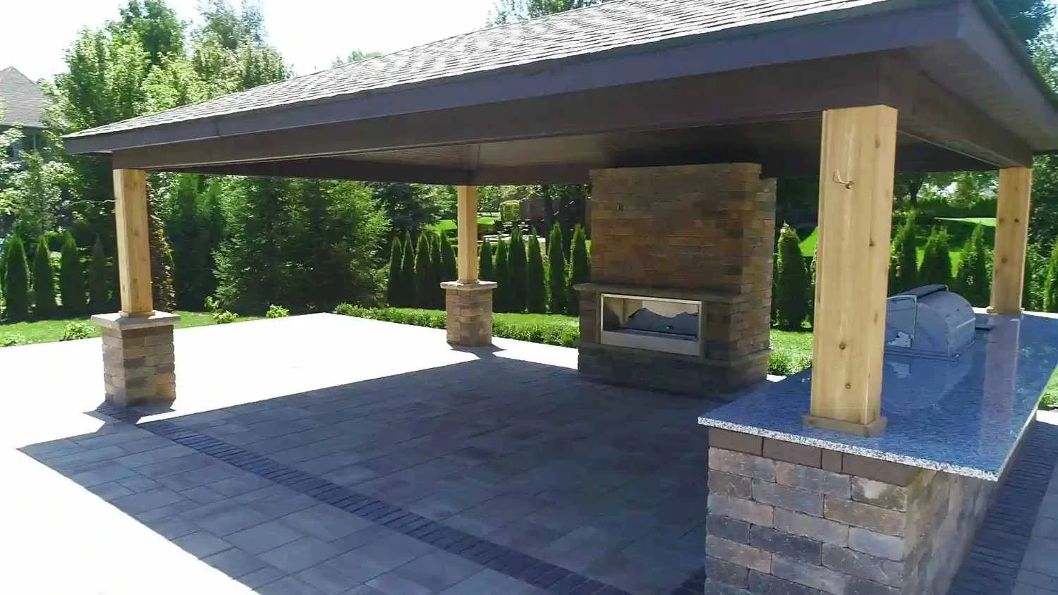 Turn Your Patio Into a Gathering Space With a Custom Outdoor Fireplace