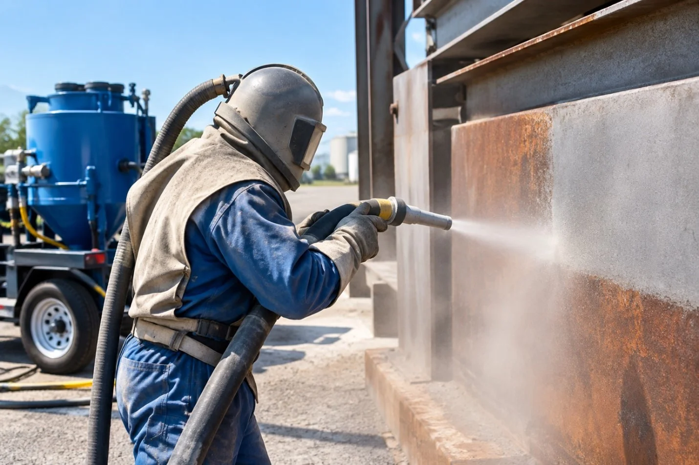 How Mobile Blasting Services in Texas Support Industrial Surface Preparation