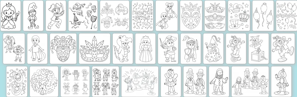 Printable Carnival Coloring Pages: A Colorful Adventure for Kids