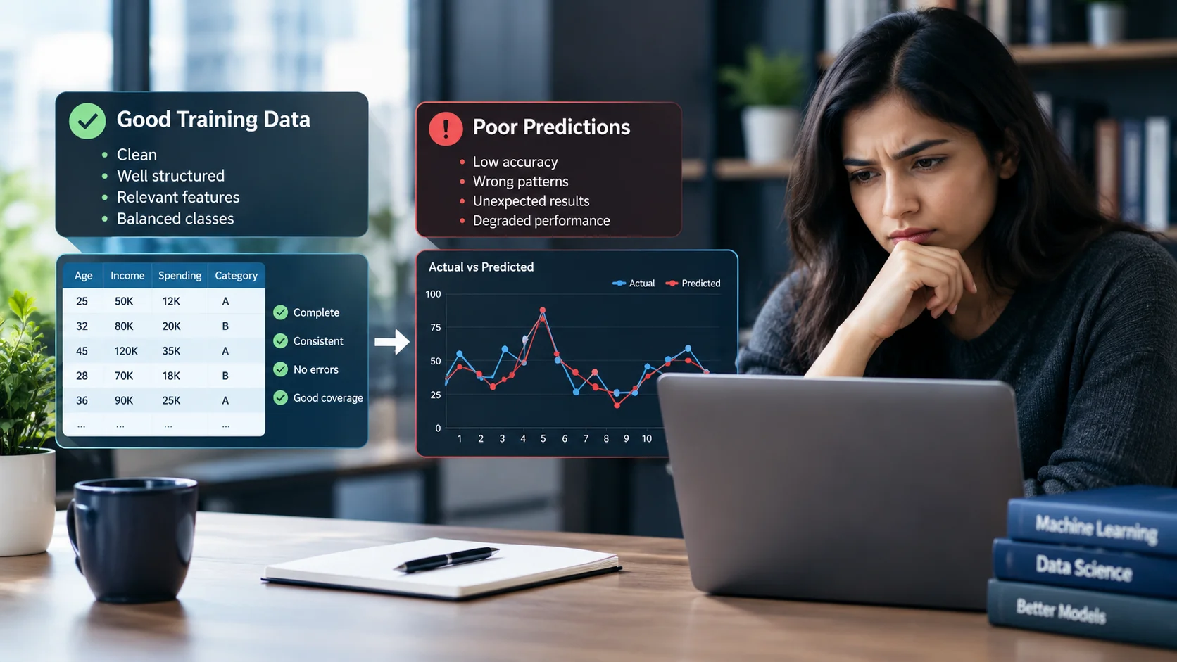 Why Good Training Data Can Still Produce Poor Machine Learning Predictions