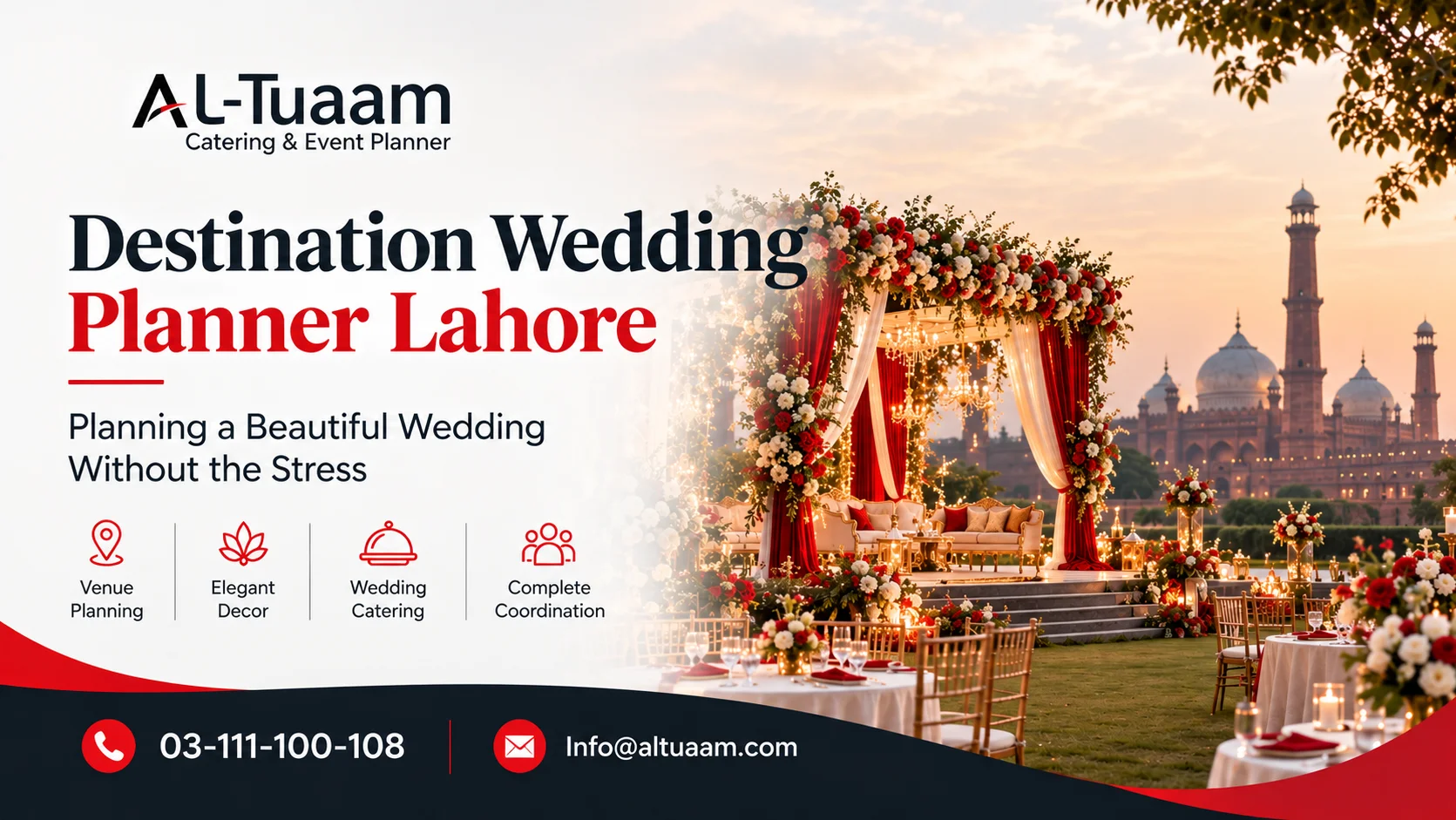 Destination Wedding Planner Lahore: Planning a Beautiful Wedding Without the Stress