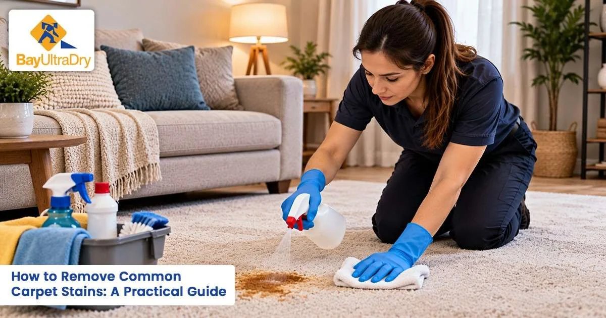How to Remove Common Carpet Stains: A Practical Guide