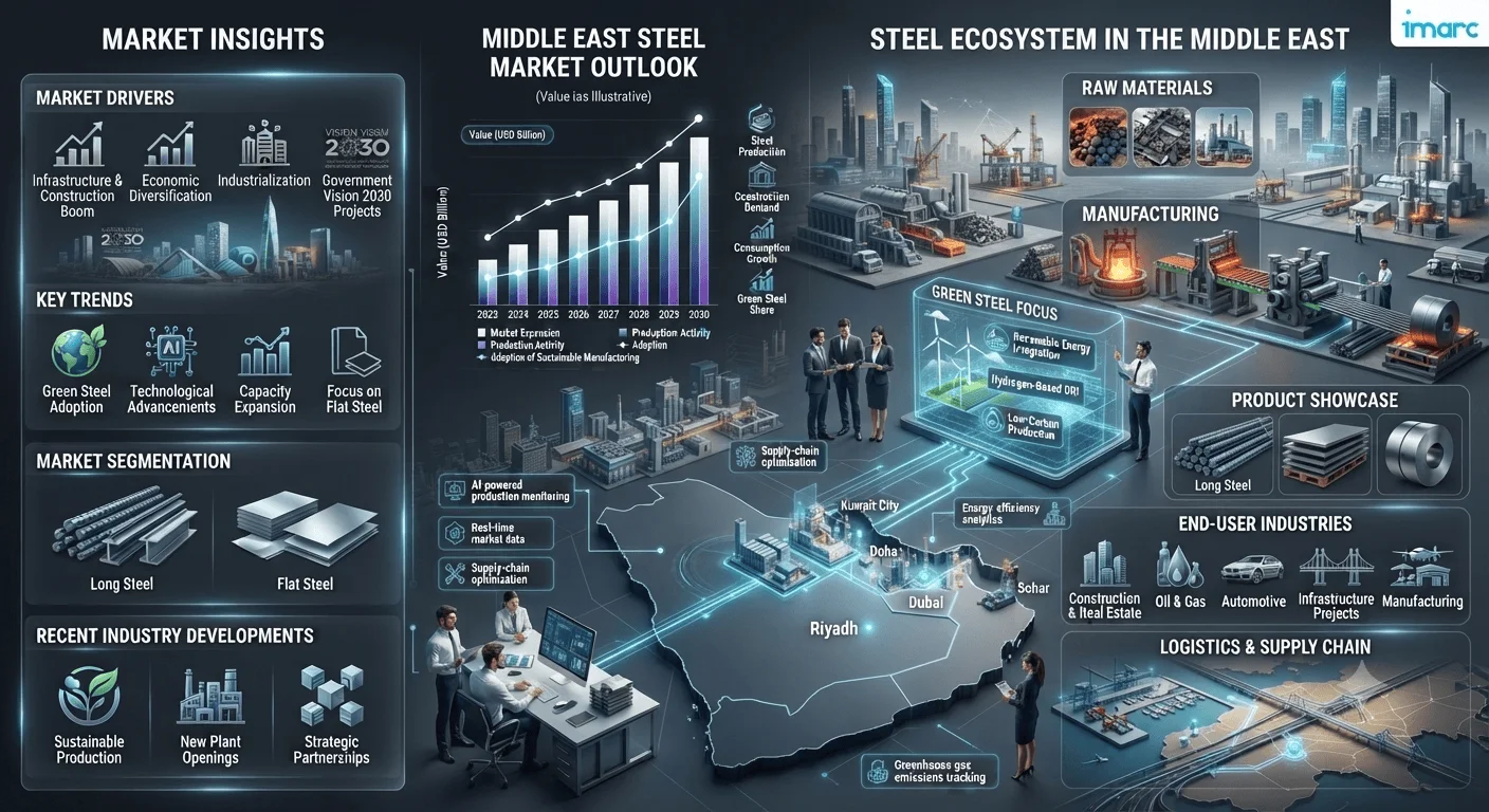 Middle East Steel Market Size, Growth & Forecast 2026-2034