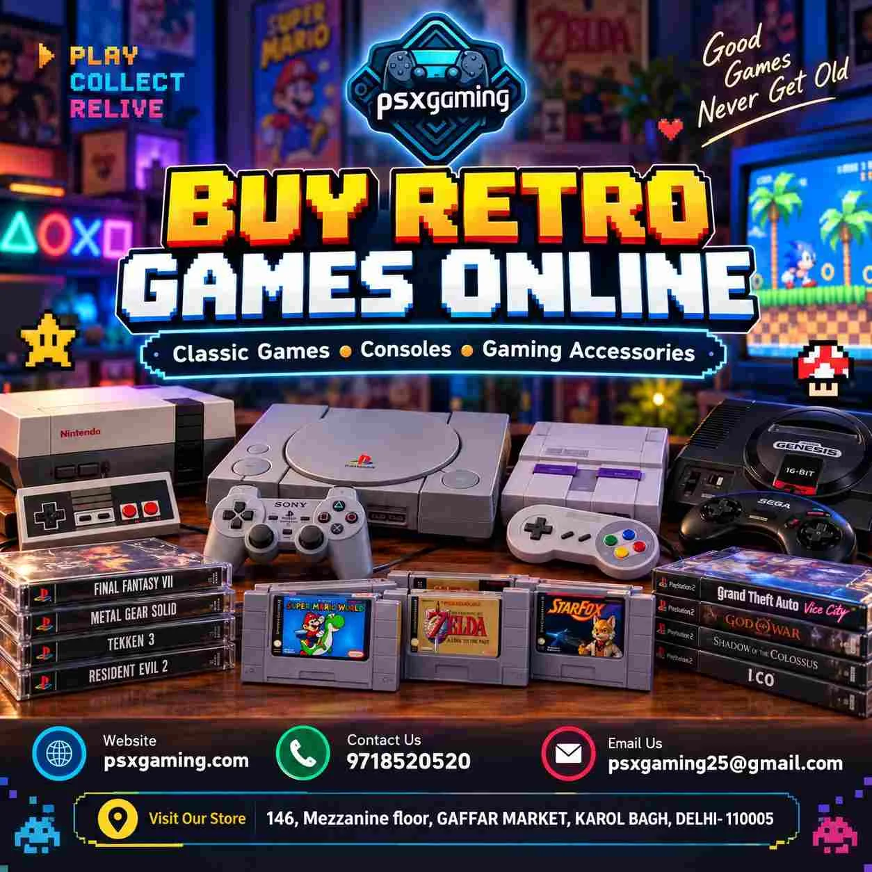Searching for Retro Games in Delhi? Here’s Where Every Gamer Should Look