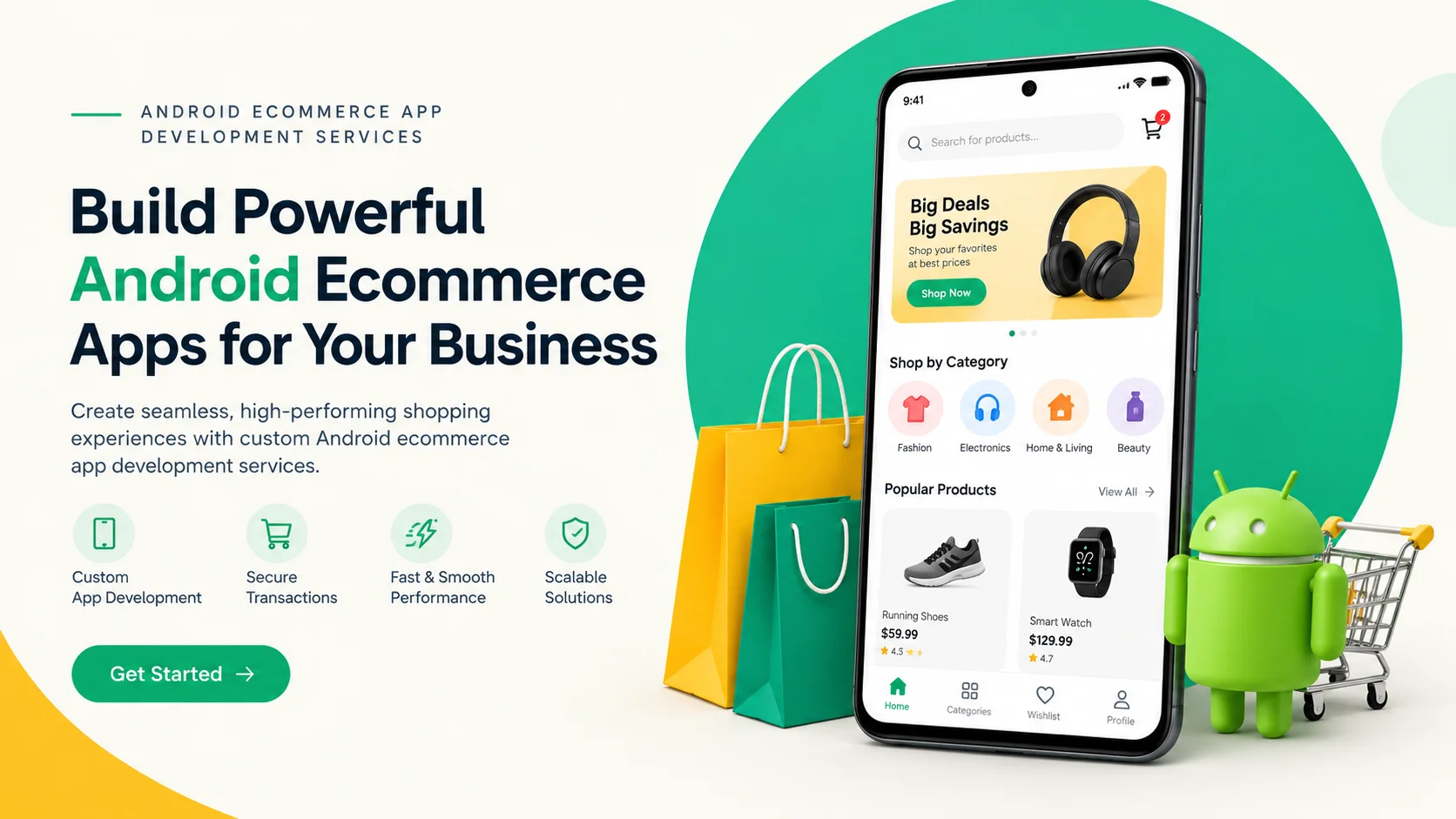 Android Ecommerce App Development Services for Growing Online Stores
