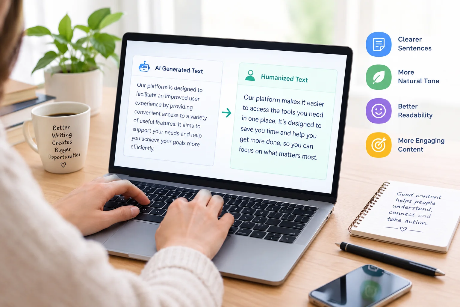 Can an AI Writing Humanizer Help You Write More Naturally Online?