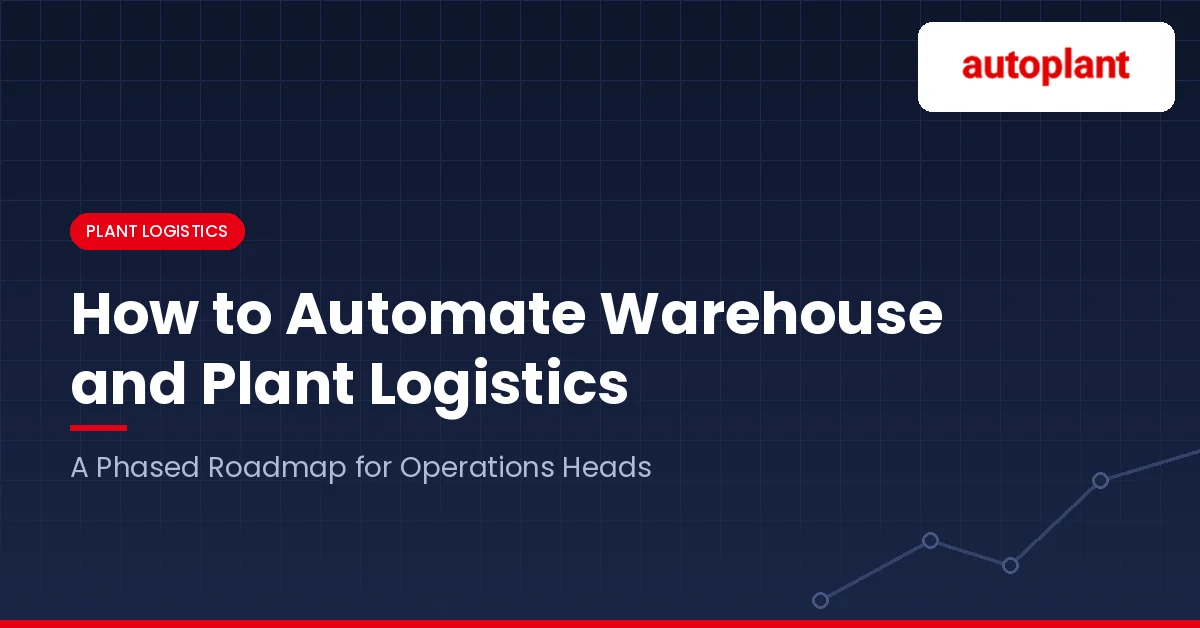 How to Automate Warehouse and Plant Logistics: A Phased Roadmap for Operations Heads