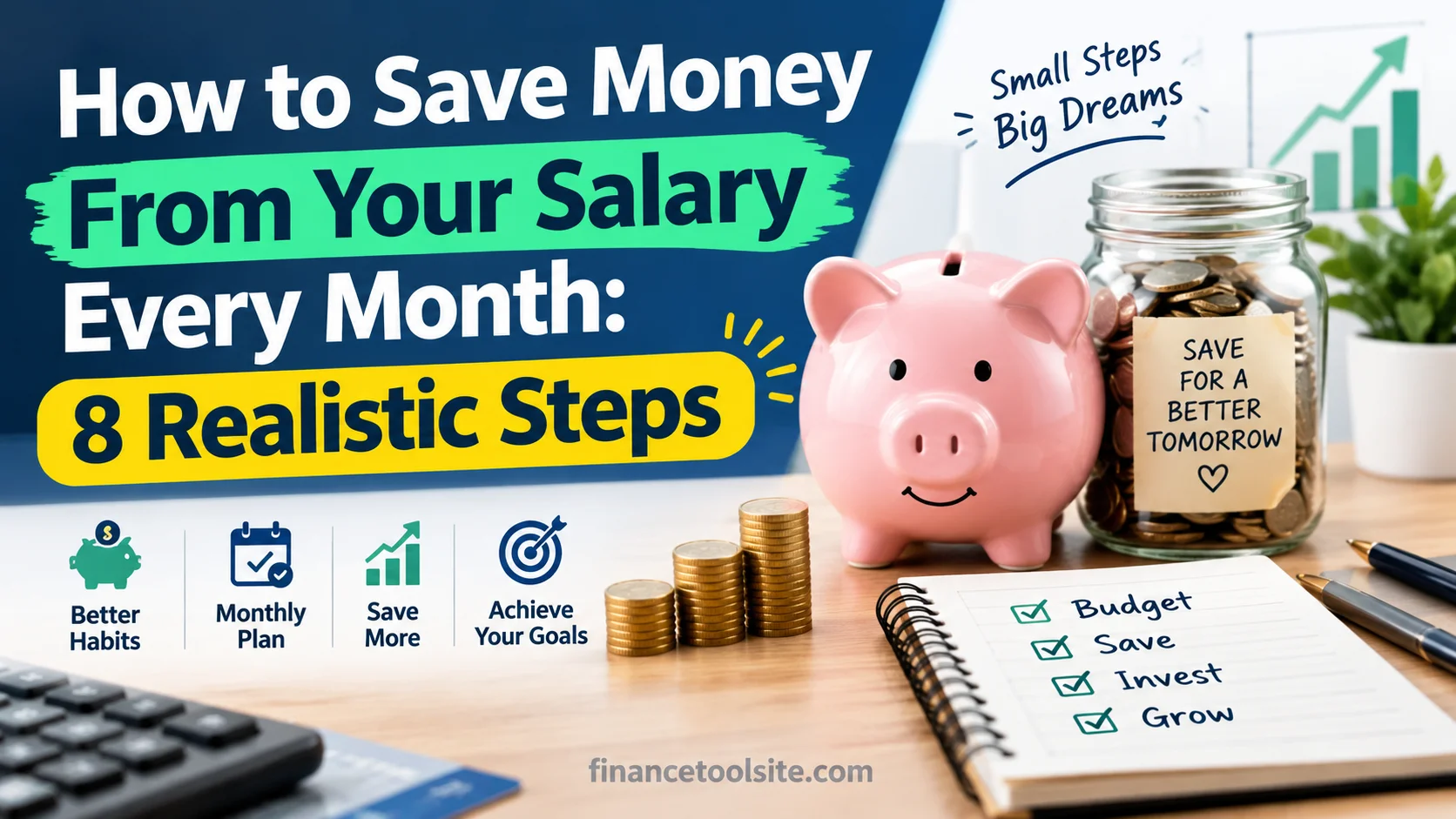 How to Save Money From Your Salary Every Month: 8 Realistic Steps