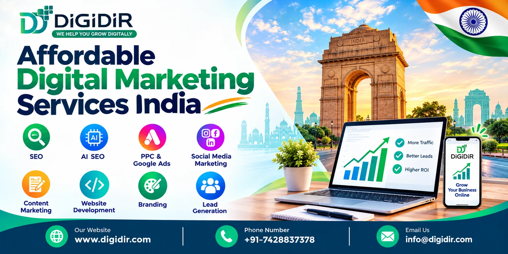 What Affordable Digital Marketing Services India Businesses Need to Grow?