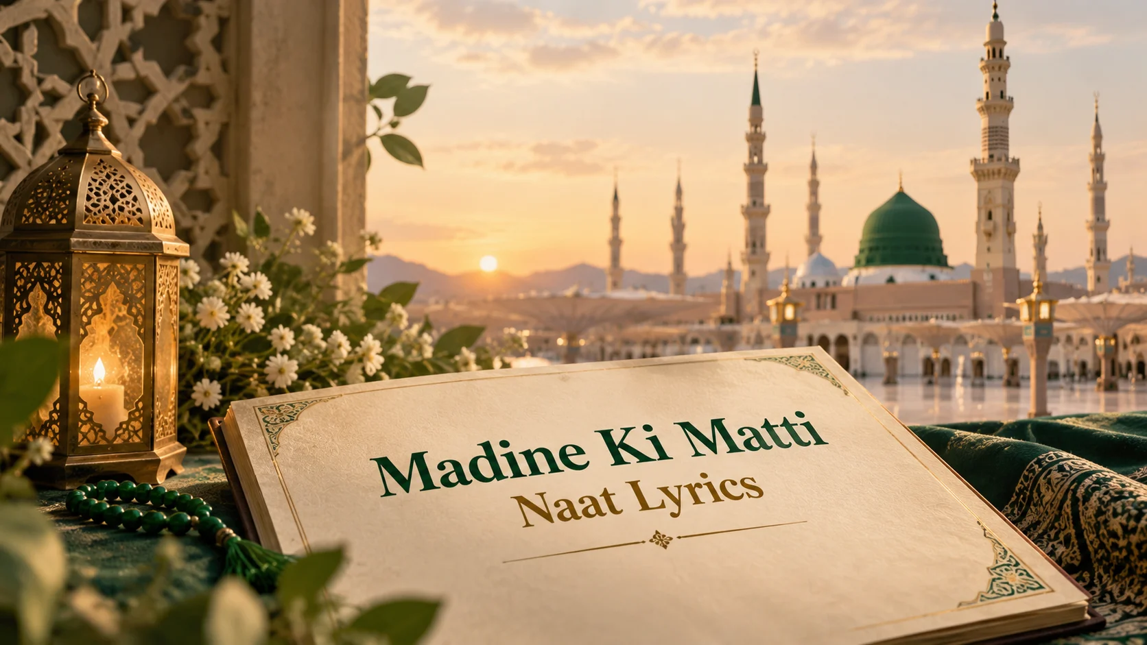 The lyrics of Madine Ki Matti Naat here are available for listening to the beautiful Naat Sharif.