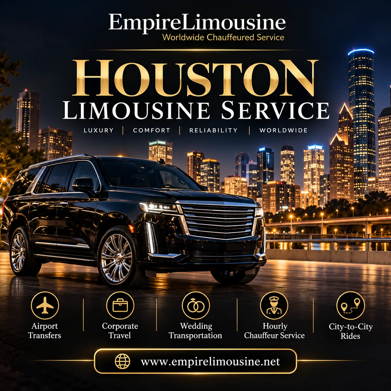 Houston Limousine Service with Luxury, Comfort & Reliability