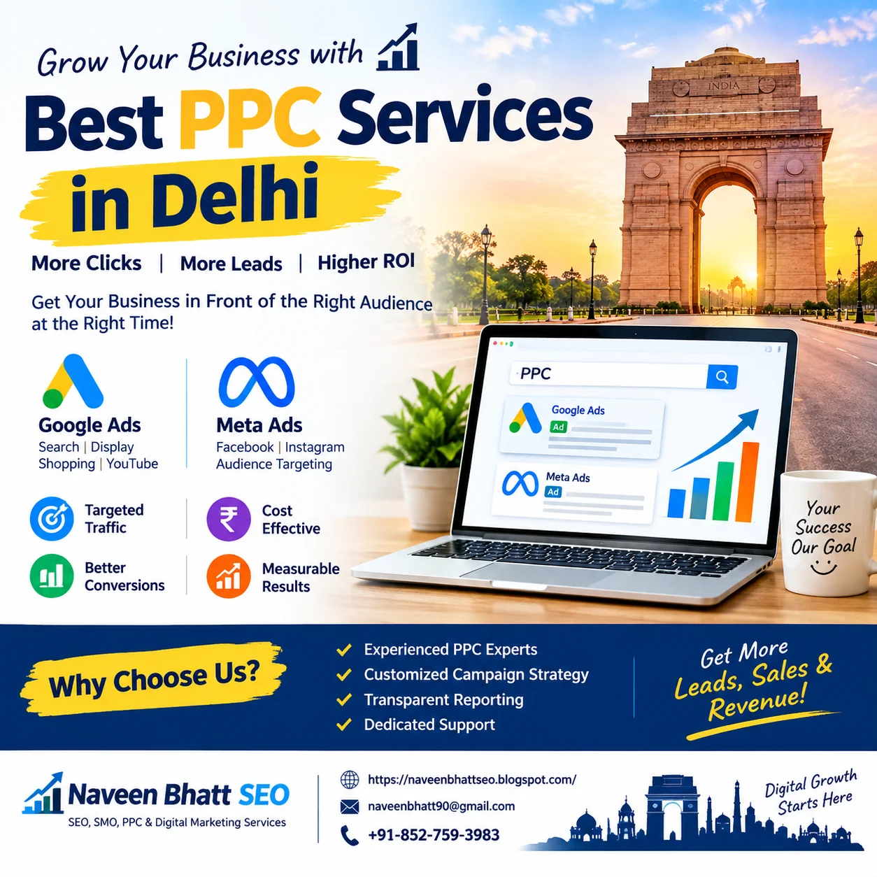 Best PPC Services in Delhi – Grow Your Business with Naveen Bhatt SEO