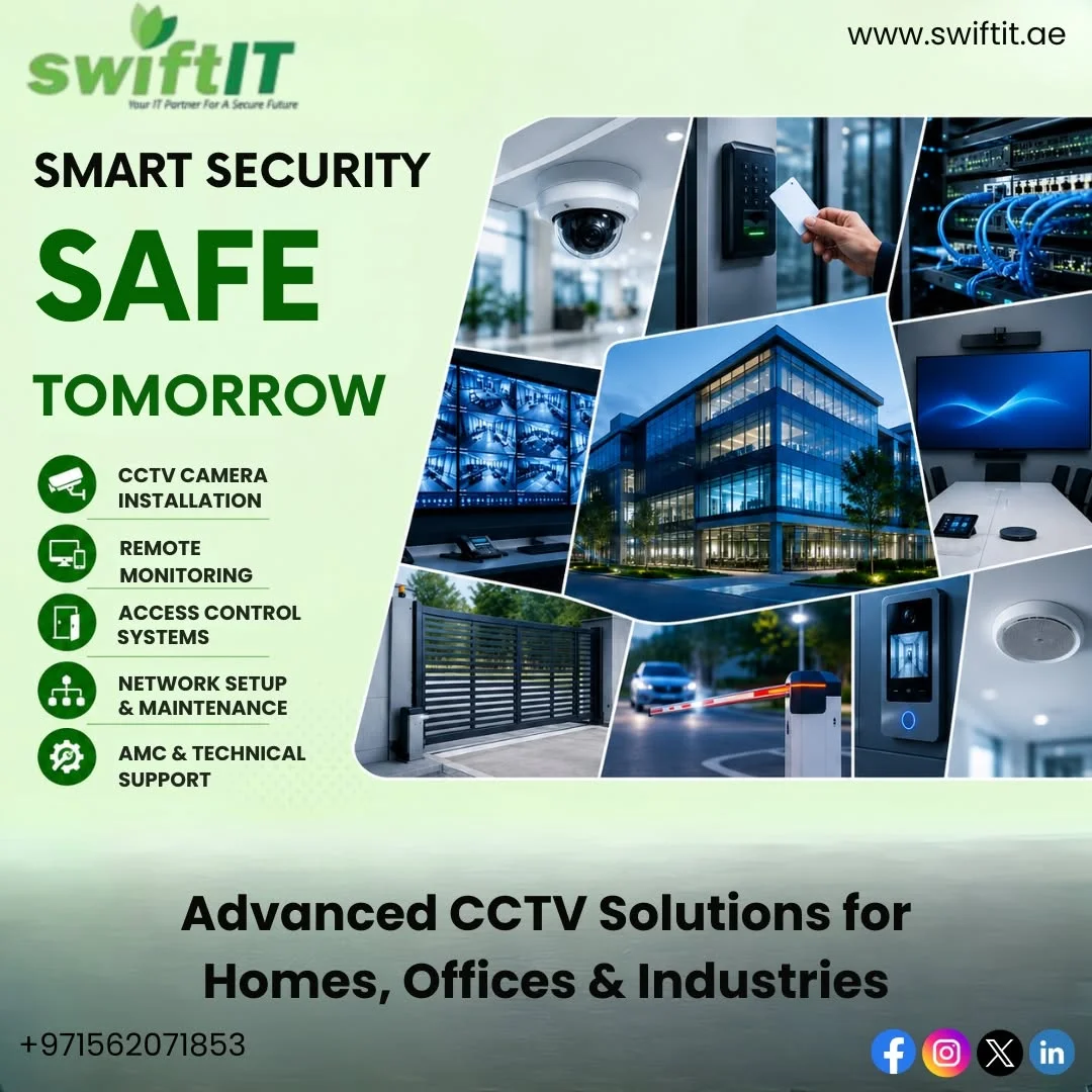 CCTV Installation Companies in Abu Dhabi: Professional Security Camera Solutions by Swift IT