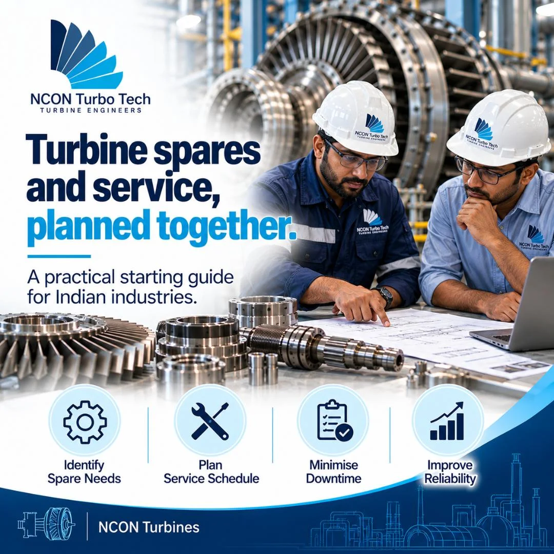 Turbine Spares and Services for Indian Industries: A Practical Starting Guide | NCON Turbines