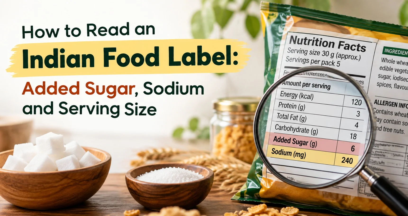 How to Read Indian Food Labels: Sugar, Sodium & Serving Size