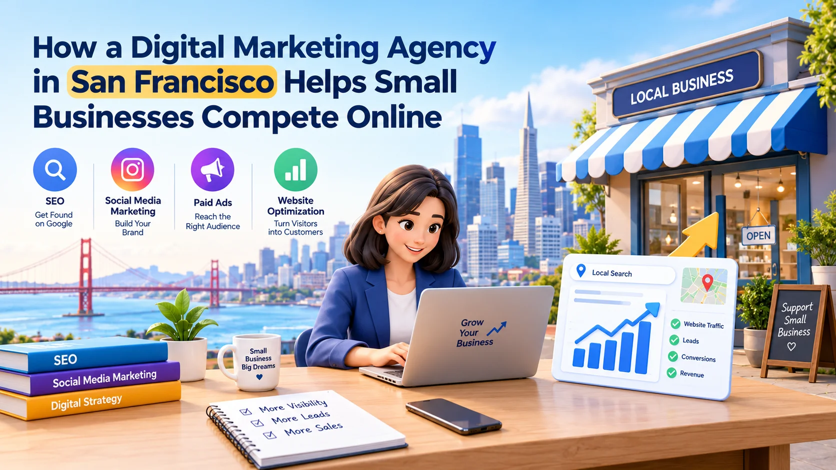 How a Digital Marketing Agency in San Francisco Helps Small Businesses Compete
