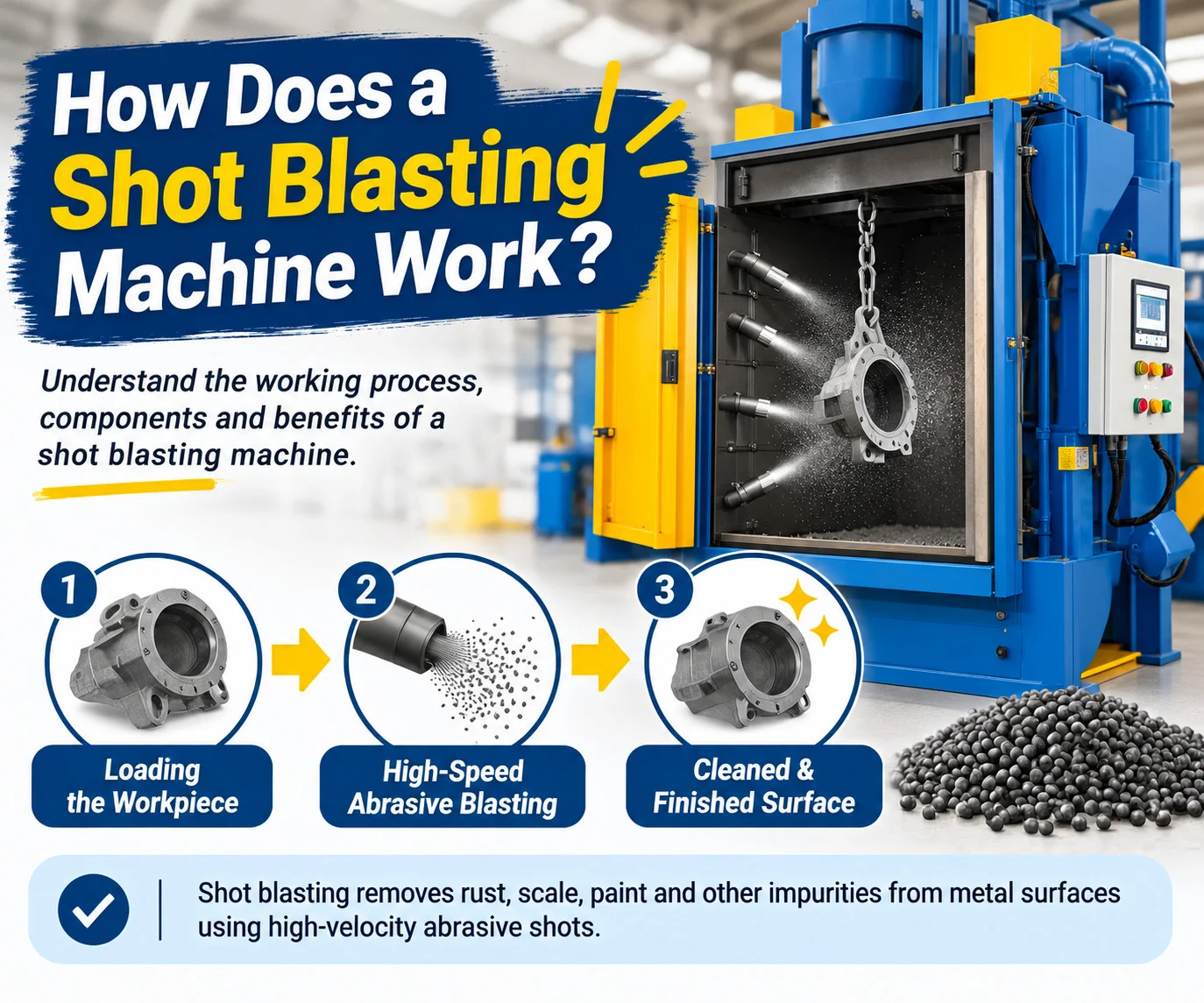 How Does a Shot Blasting Machine Work? Guide