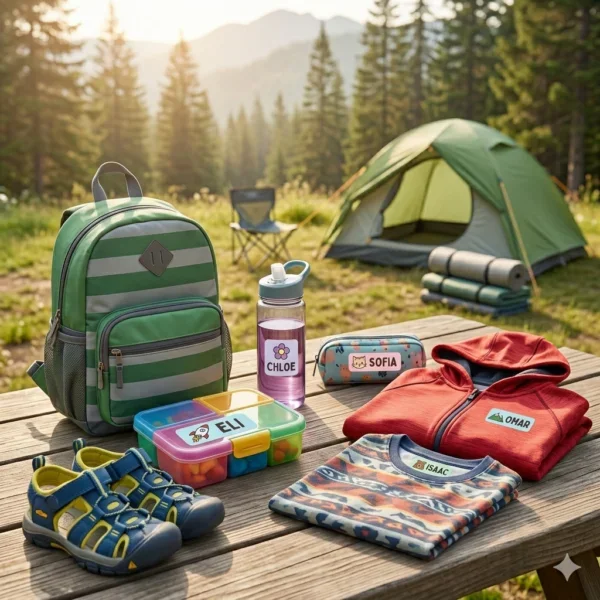 Kids Camp Labels: How to Prepare Clothing, Bags and Essentials for Summer Camp
