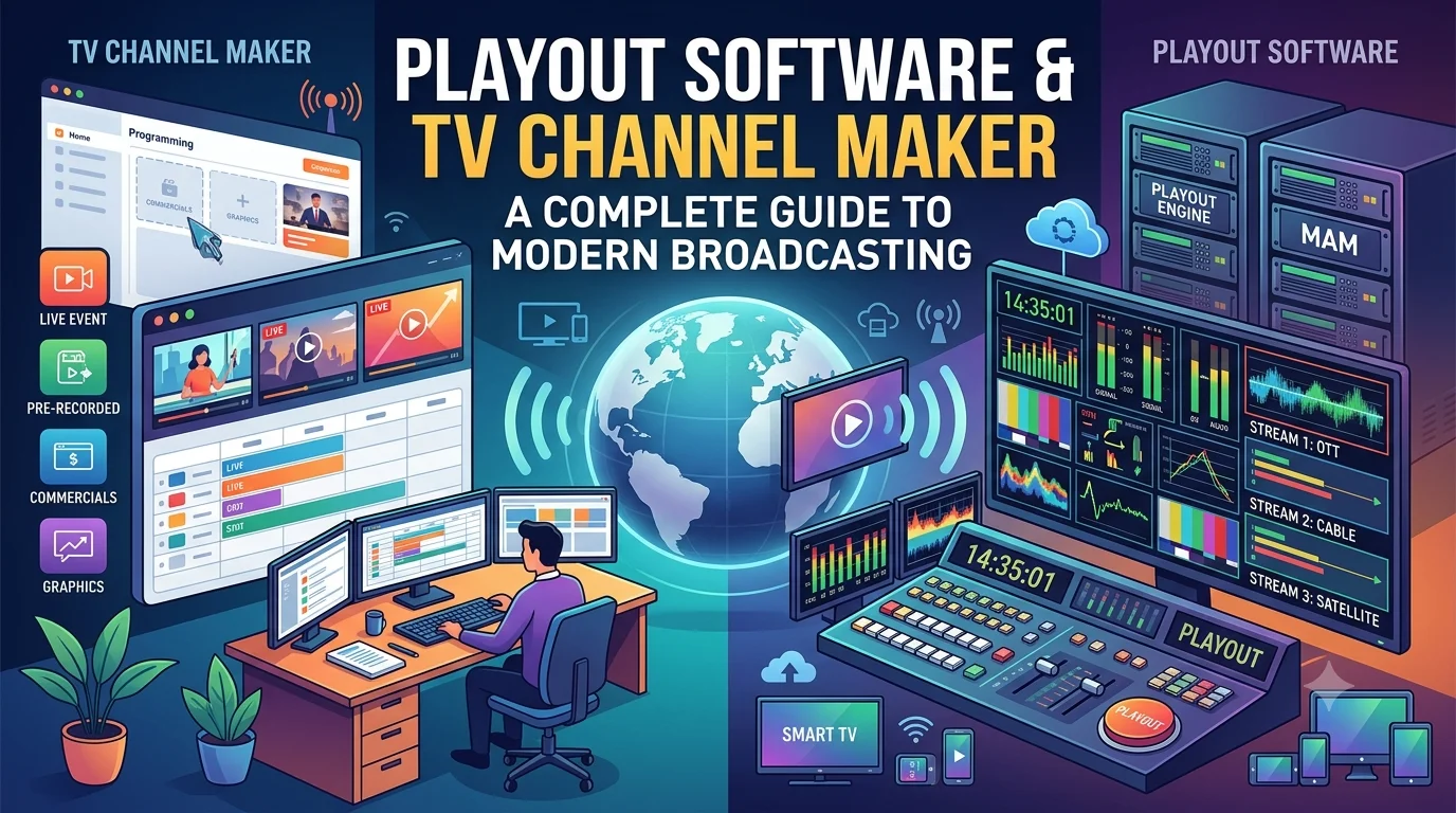 Playout Software and TV Channel Maker: A Complete Guide to Modern Broadcasting