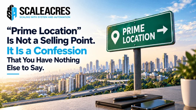 “Prime Location” Is Not a Selling Point. It Is a Confession That You Have Nothing Else to Say.