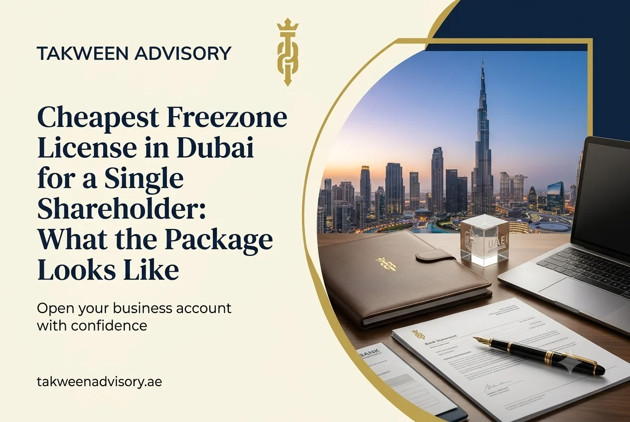 Cheapest Freezone License in Dubai for a Single Shareholder: What the Package Looks Like