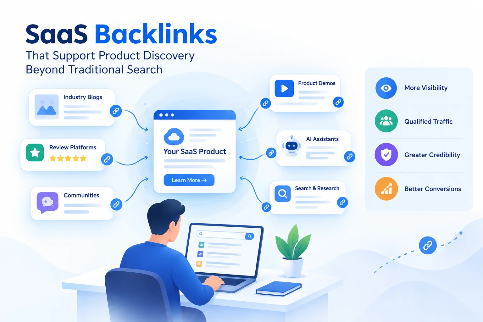 SaaS Backlinks That Support Product Discovery Beyond Traditional Search