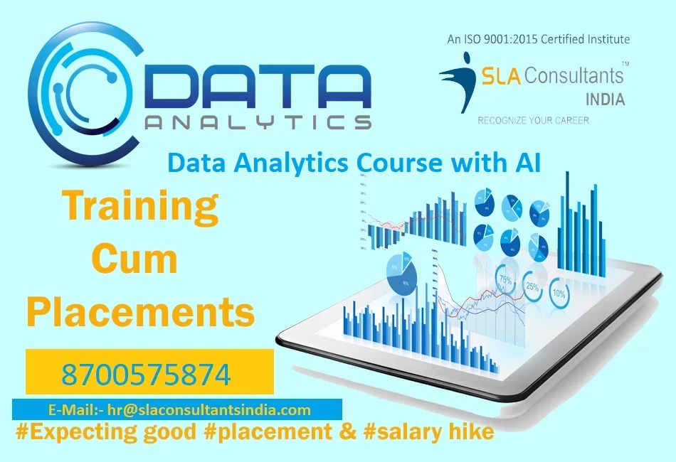 Data Analyst Course in Delhi for Corporate Readiness in 2027, Explore Financial Analytics, Revenue Performance Tracking and Evidence-Based Business Planning | Free Alteryx, Prompt Engineering & Gen AI Skills by SLA Consultants India