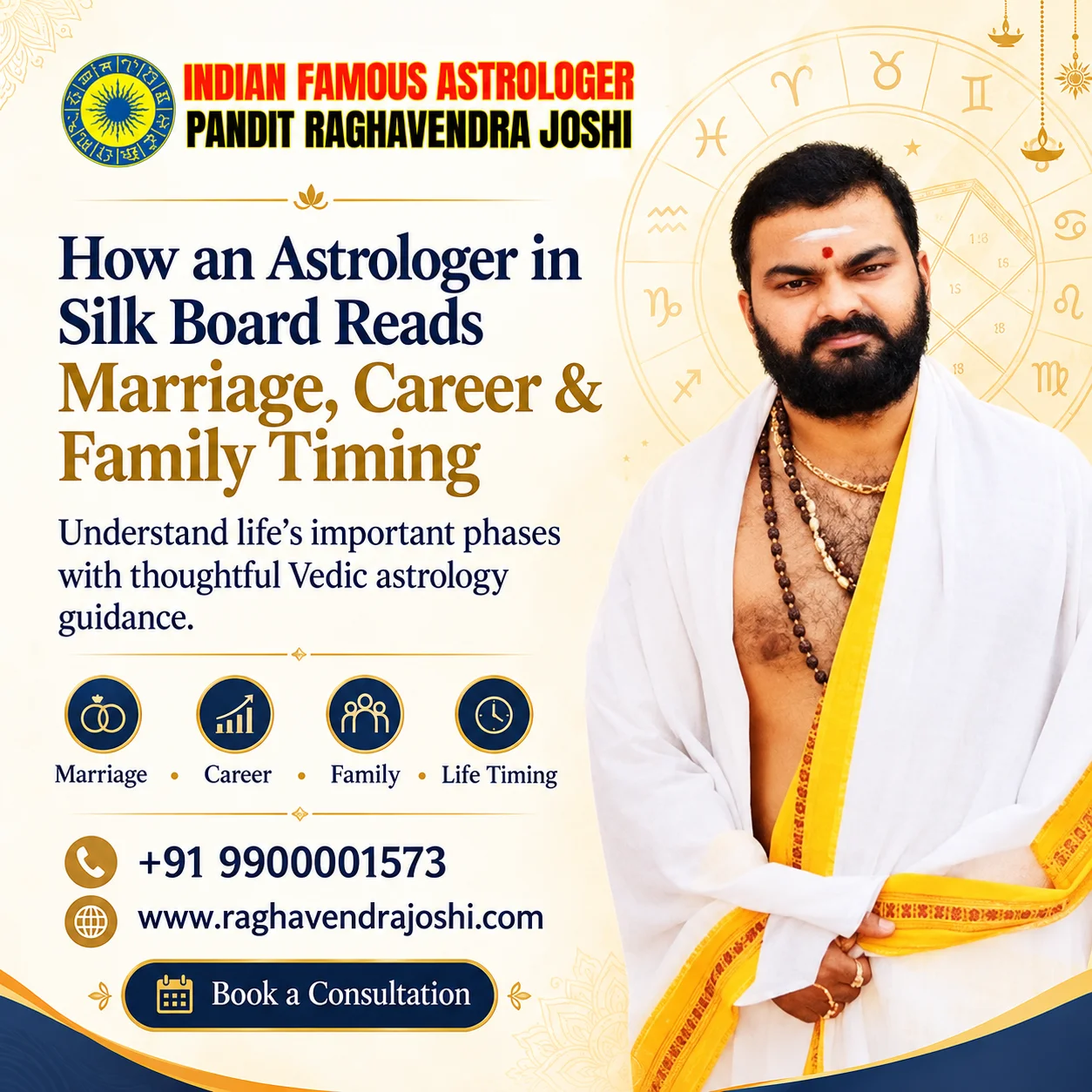 How an Astrologer in Silk Board Reads Marriage, Career and Family Timing