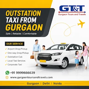 Outstation cab service from Gurgaon
