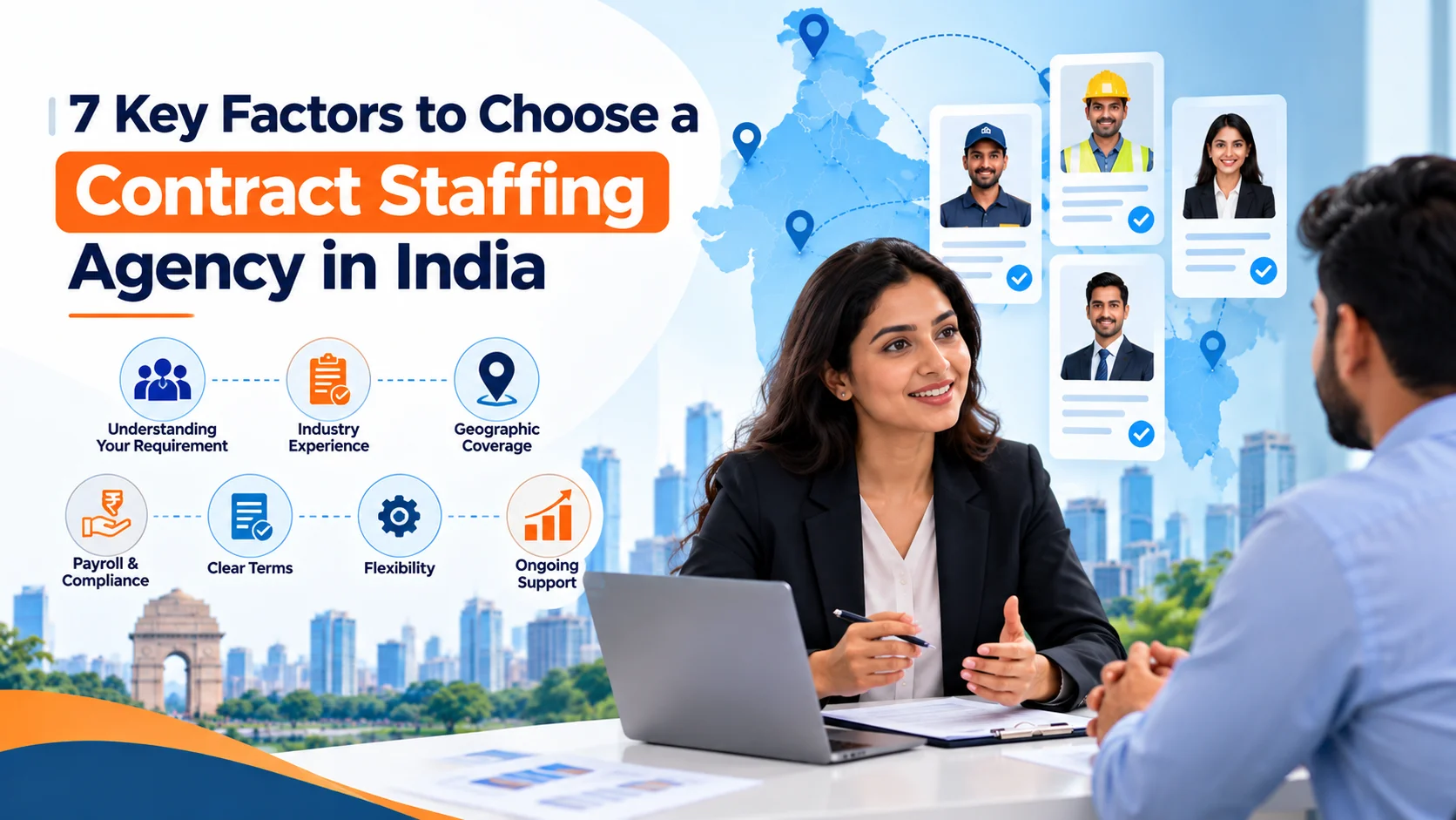 7 Factors to Consider Before Hiring a Contract Staffing Agency in India
