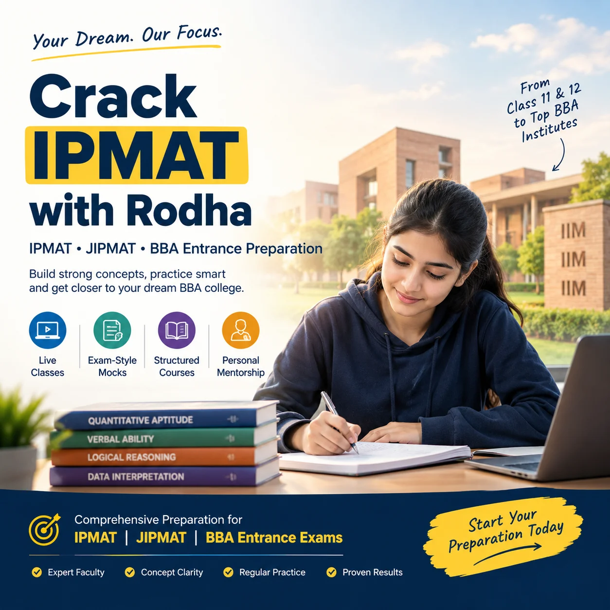 IPMAT Preparation Without Burnout: How Students Can Build Consistency and Confidence