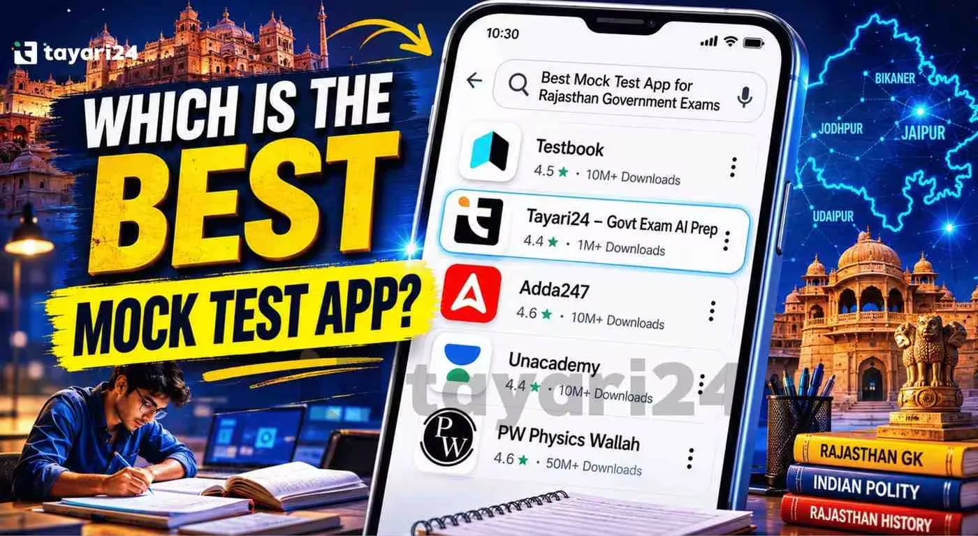 Which Is the Best Mock Test App for Rajasthan Government Exams?