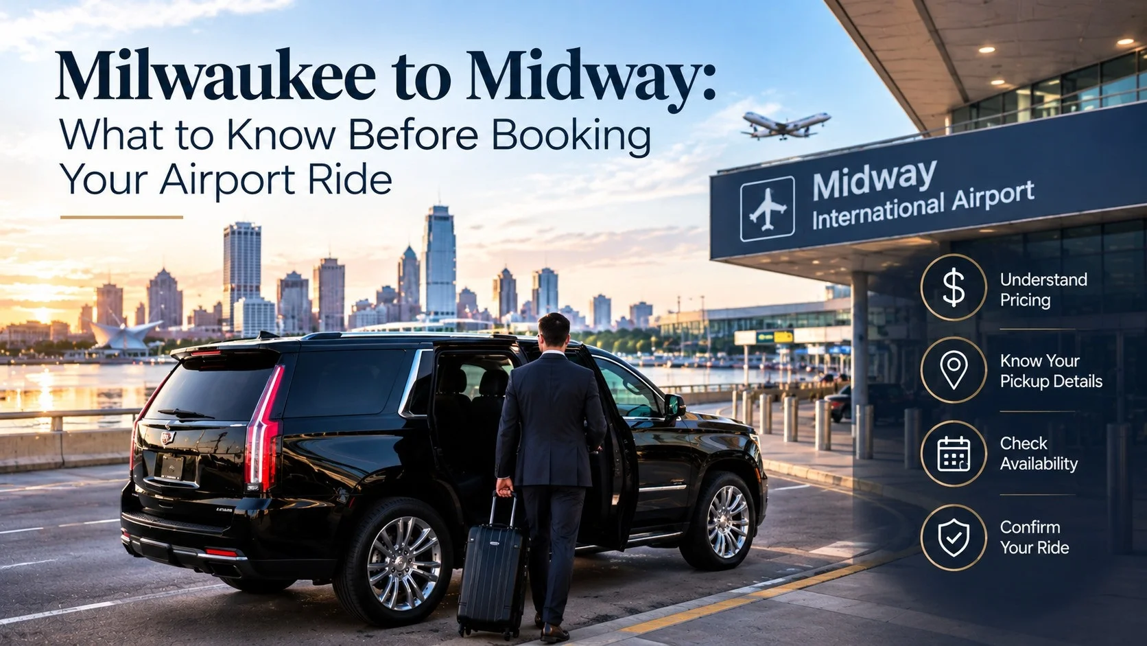 Milwaukee to Midway: What to Know Before Booking Your Airport Ride