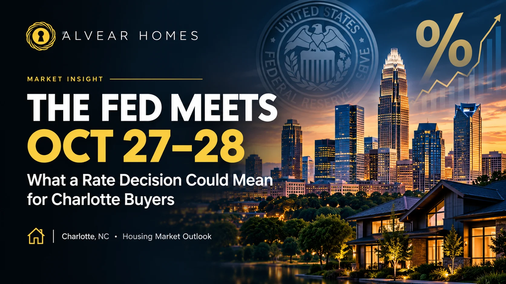Alvear Homes Releases Guide to Help Charlotte Home Buyers Prepare for the October 28 Federal Reserve Decision