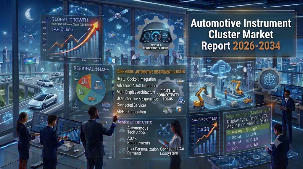 Automotive Instrument Cluster Market Growth: Digital Display Demand & Technology Outlook 2026-2034