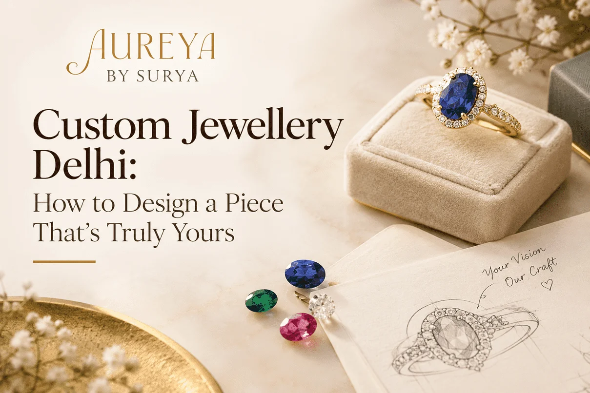 Custom Jewellery Delhi: How to Design a Piece That’s Truly Yours