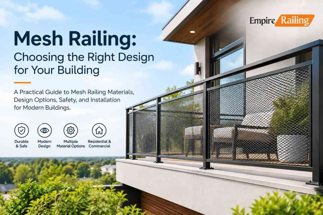 Mesh Railing: Choosing the Right Design for Your Building