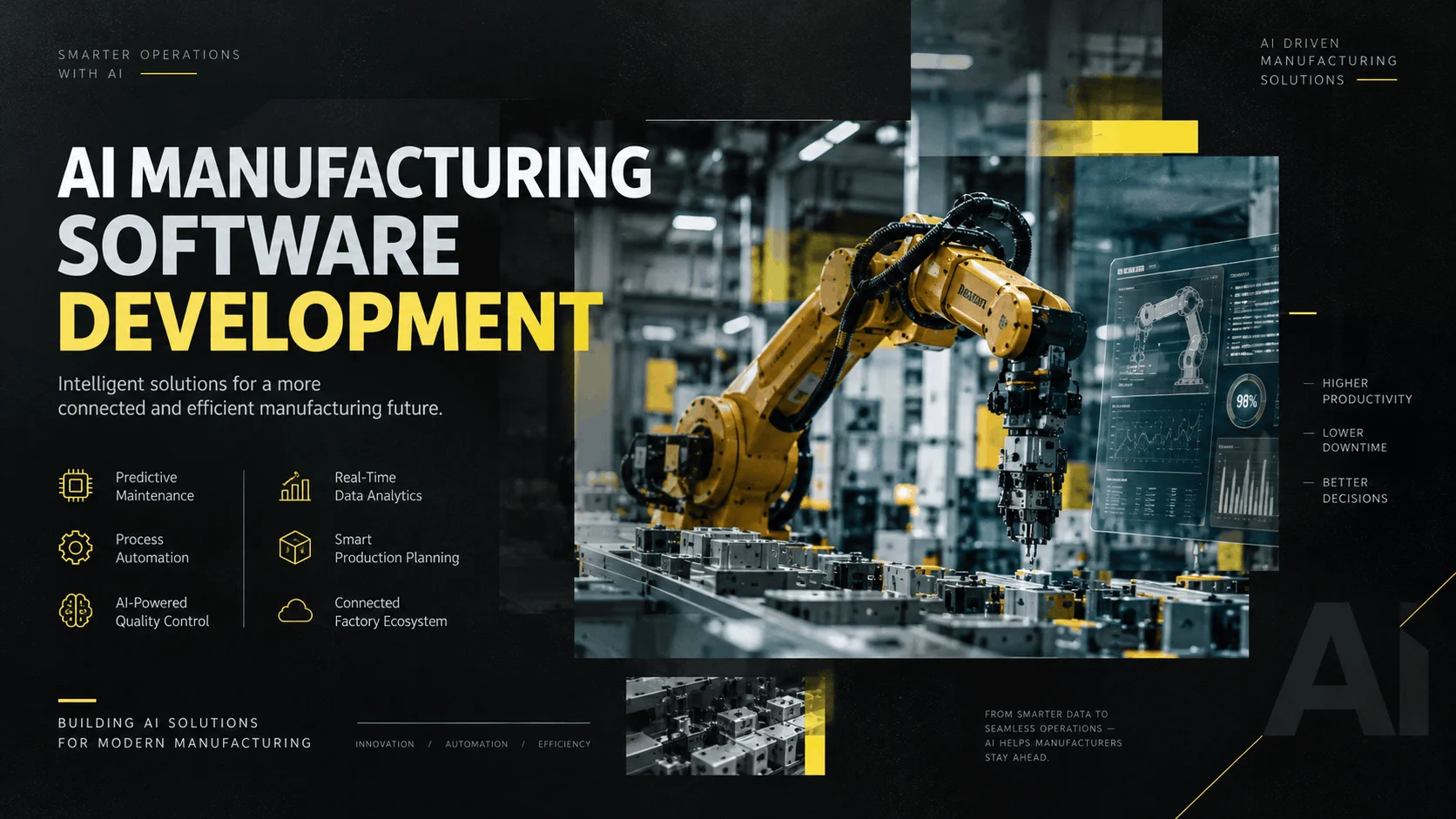 AI Manufacturing Software Development for Smarter Production Operations