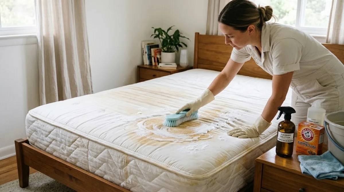 How to Clean a Yellowed Mattress: Deep Cleaning & Stain Removal Tips