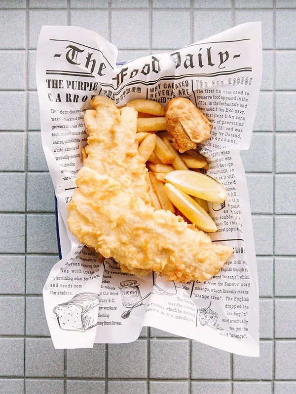 Custom Fish and Chip Paper Improves Food Safety
