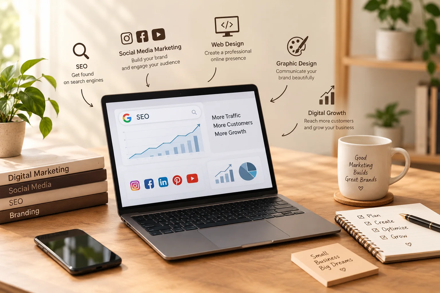 How a Freelance Digital Marketer Helps Small Businesses Grow Online