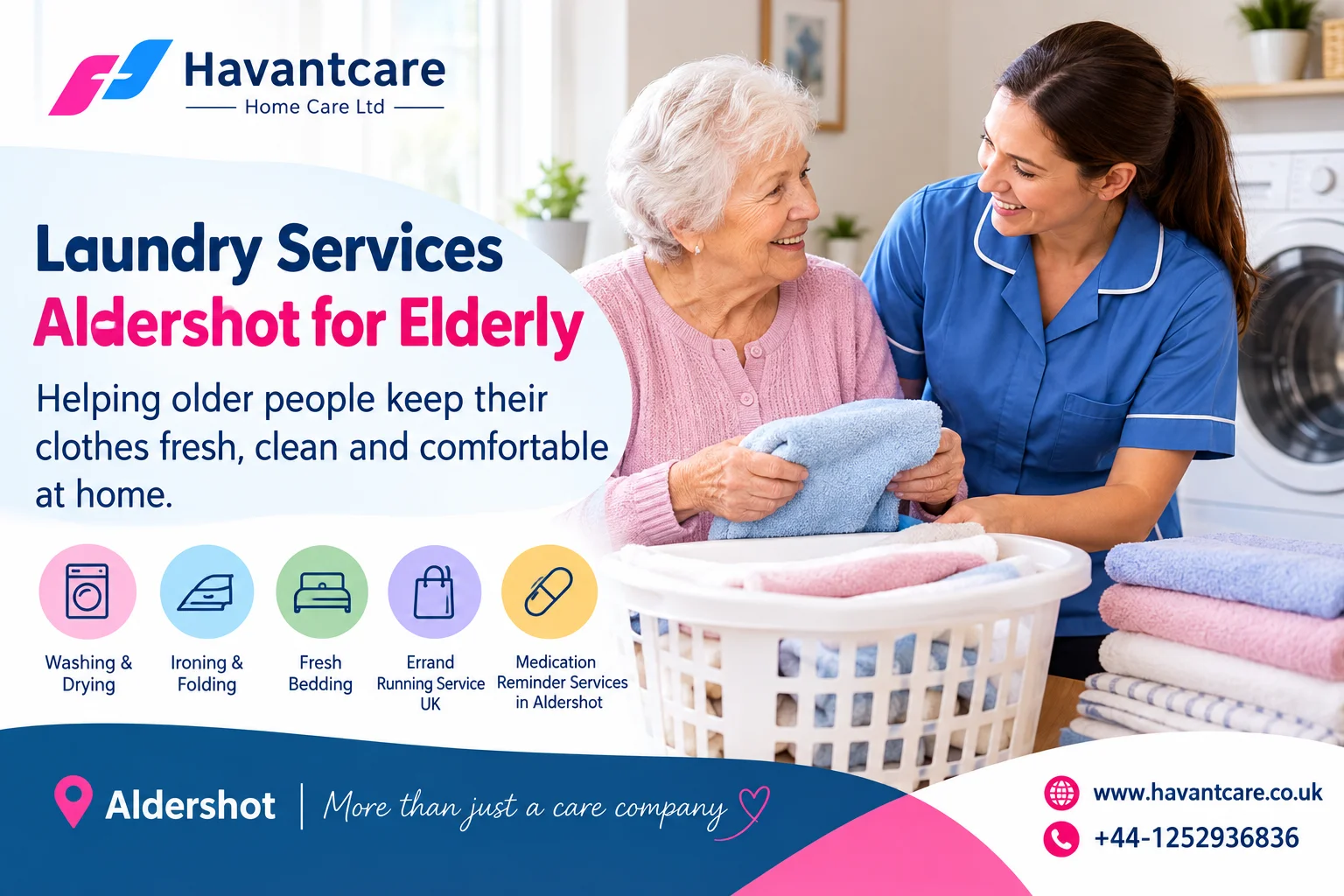 laundry services Aldershot for Elderly
