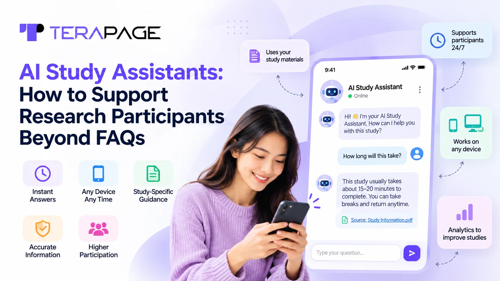 AI Study Assistants: How to Support Research Participants Beyond FAQs