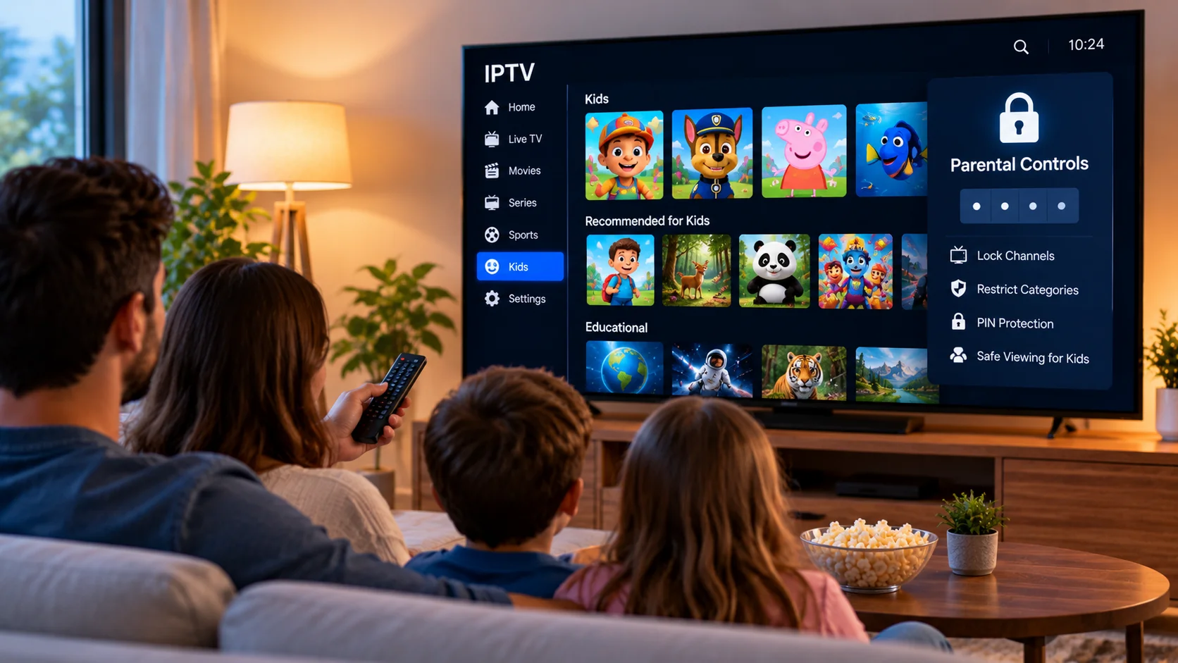 IPTV Parental Controls: How Families Can Create a Safer Viewing Setup