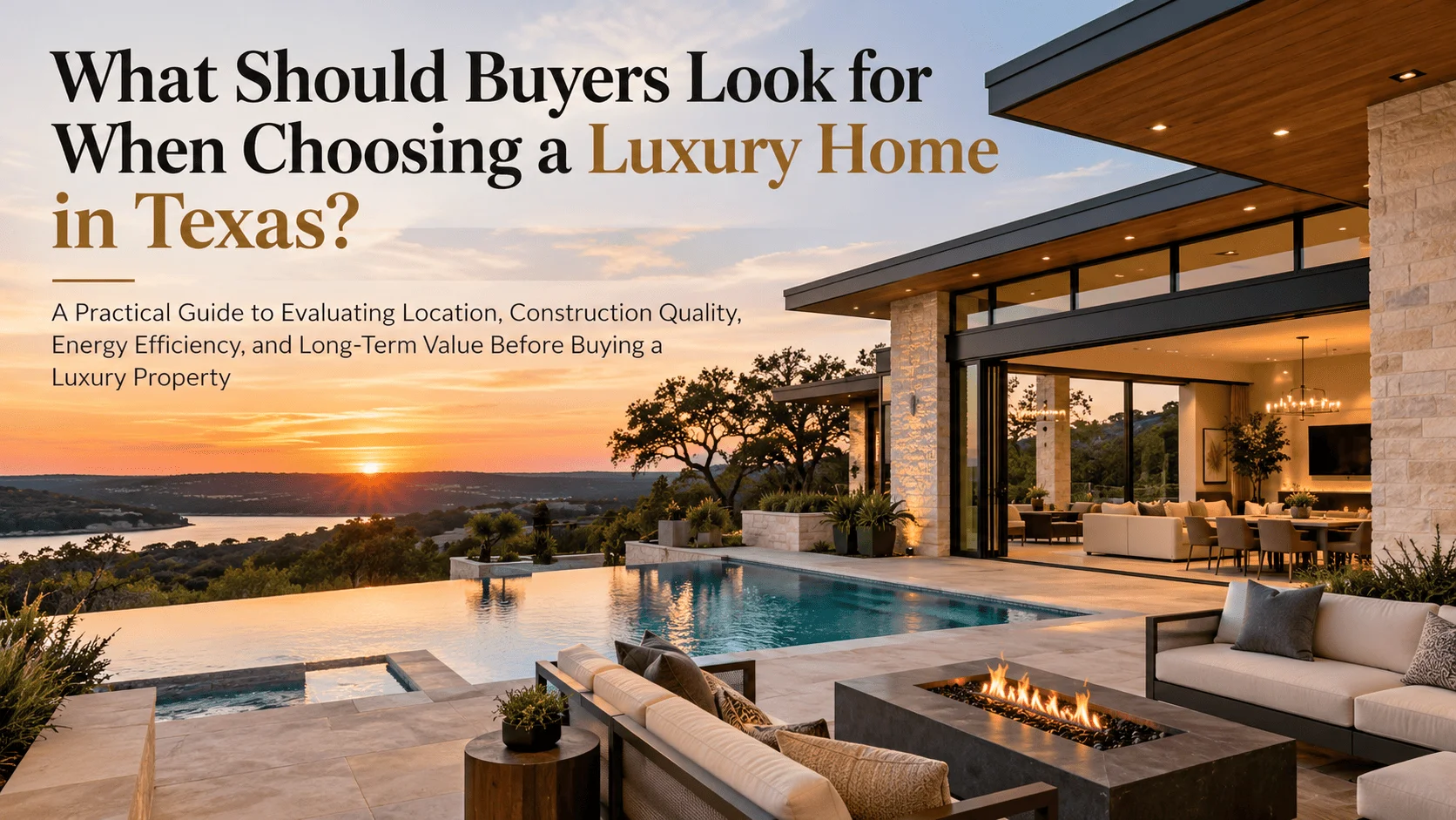 What Should Buyers Look for When Choosing a Luxury Home in Texas?