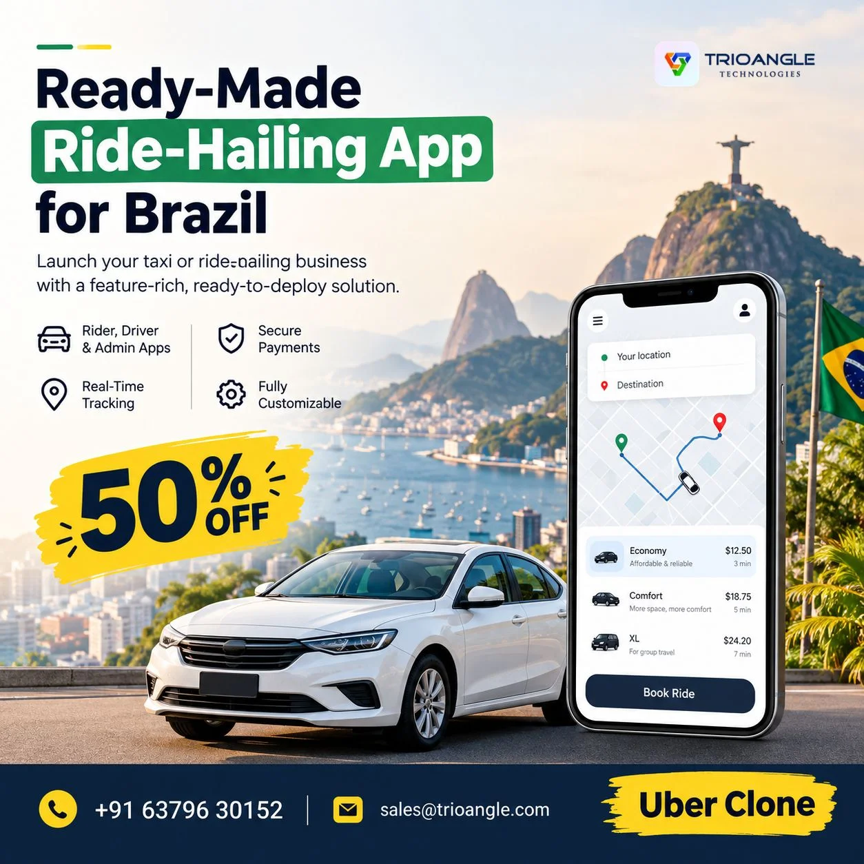 Why Now Is The Right Time to Start a Ride-hailing Platform in Brazil?