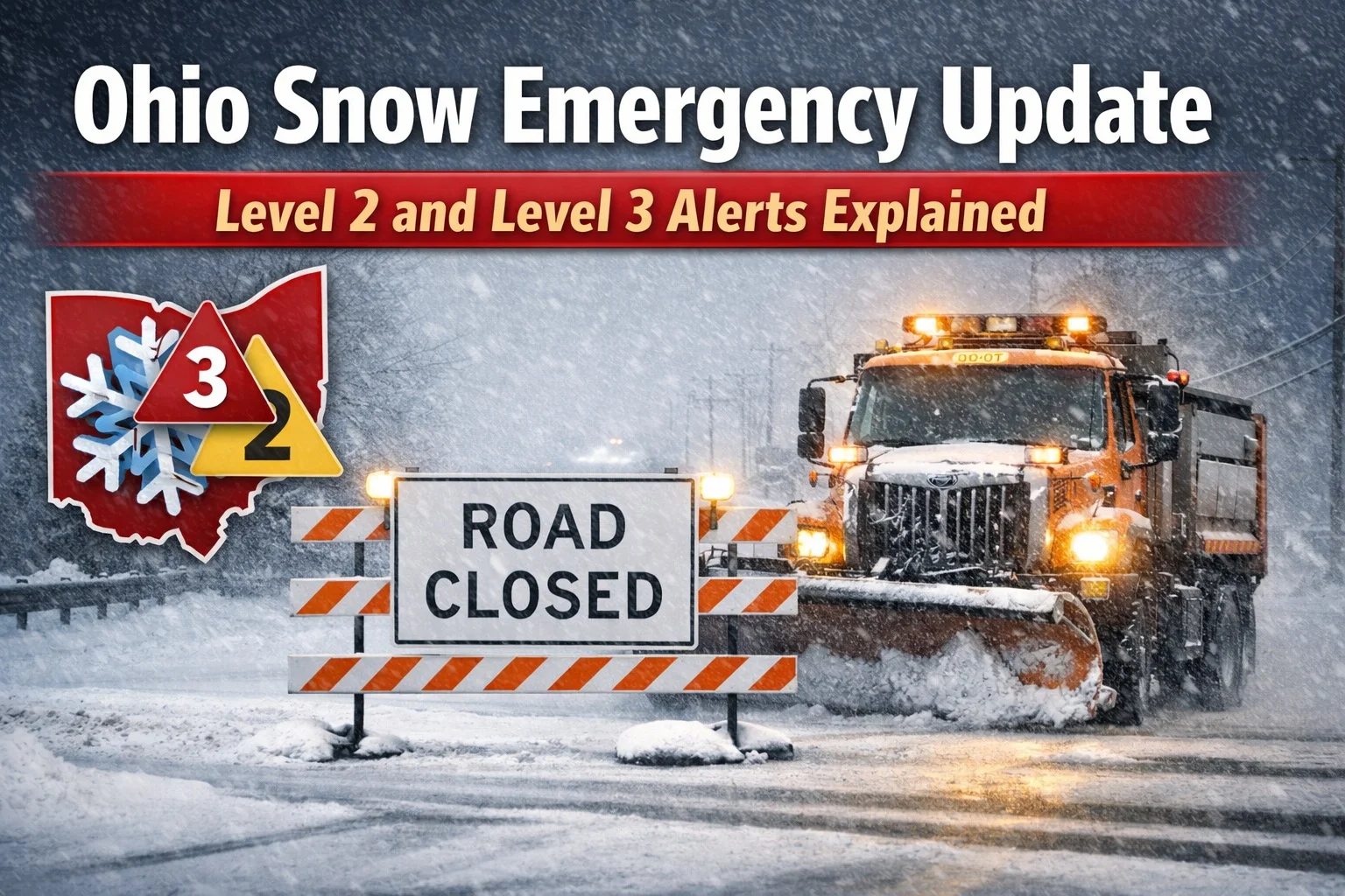 Ohio snow emergency levels