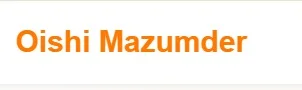 Oishi Mazumder
